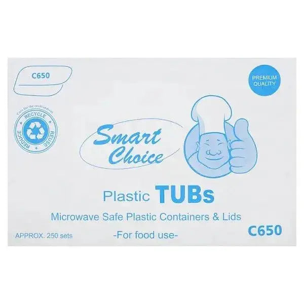 Smart Choice C650 Plastic Tubs  Adomoo