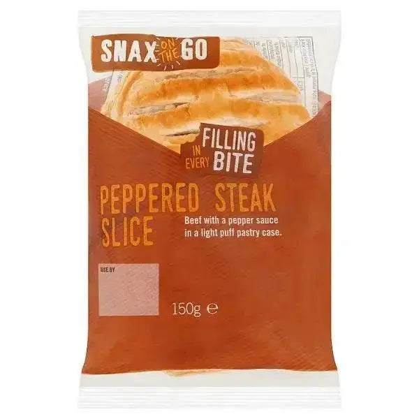 Snax on the Go Peppered Steak Slice 150g (Case of 6)  Adomoo