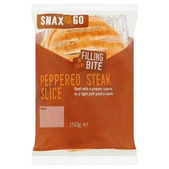 Snax on the Go Peppered Steak Slice 150g (Case of 6)  Adomoo