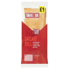 Snax on the Go Sausage Roll 130g (Case of 6)  Adomoo