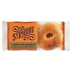 St Pierre 4 Pre-Sliced Brioche Bagels  Adomoo