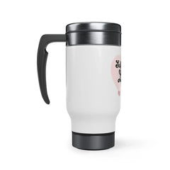 Stainless Steel Travel Mug with Handle, 14oz  Adomoo