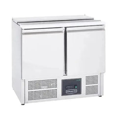 Sterling Pro Cobus SPU200SL 2 Door Saladette Hinged Lid & Chop Board, 240 Litres  Adomoo