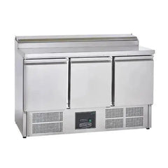 Sterling Pro Cobus SPU300PZ 3 Door Prep Counter 8 x GN1/6, 392 Litres  Adomoo