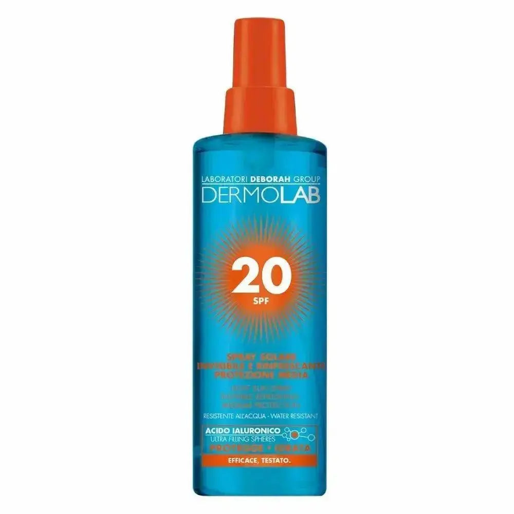 Sun Block Deborah Dermolab Spray Invisible SPF20 Refreshing (200 ml)  Adomoo