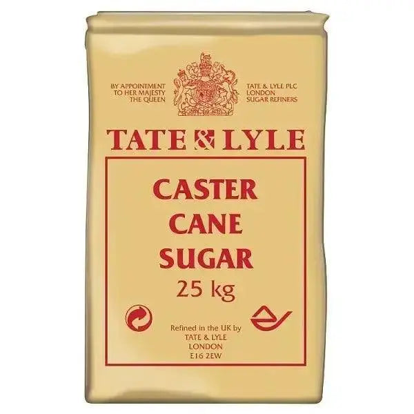 Tate & Lyle Caster Cane Sugar 25kg  Adomoo