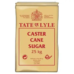 Tate & Lyle Caster Cane Sugar 25kg  Adomoo