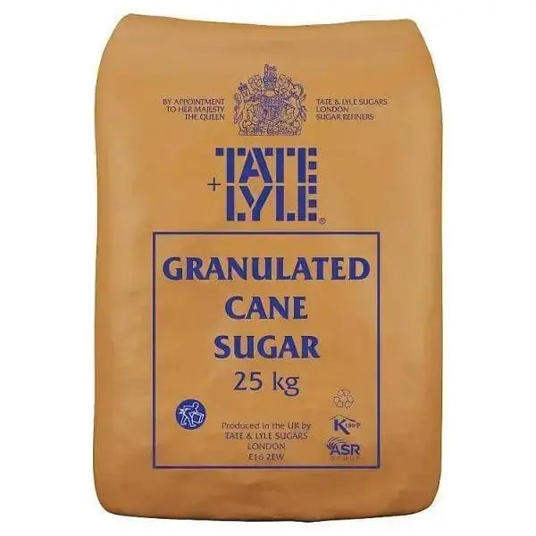 Tate & Lyle Granulated Cane Sugar 25kg  Adomoo
