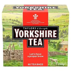 Taylors of Harrogate Yorkshire Tea 80 Tea Bags (Case of 5)  Adomoo