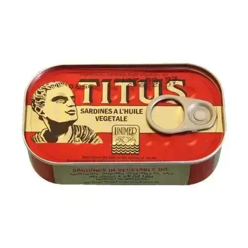 Titus Sardines in Vegetable Oil  Adomoo