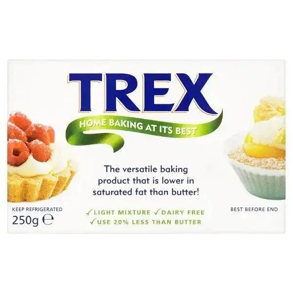 Trex Vegetable Baking Fat 250g  Adomoo