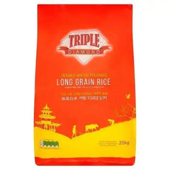 Triple Diamond Long Grain Rice 20kg Adomoo