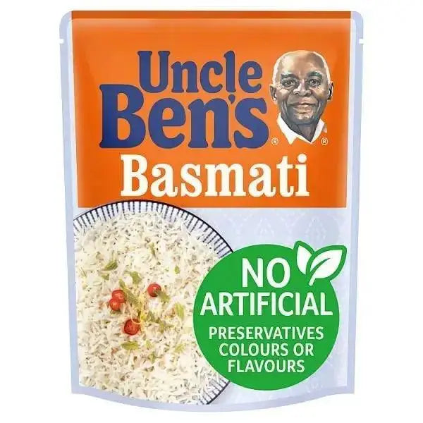 Uncle Bens Basmati Microwave Rice 250g (Case of 6)  Adomoo