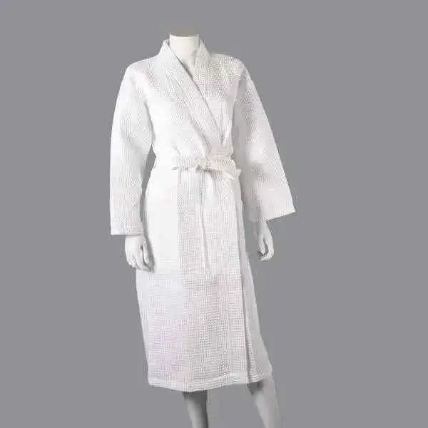 Unisex Lightweight Textured Waffle Robe Adomoo