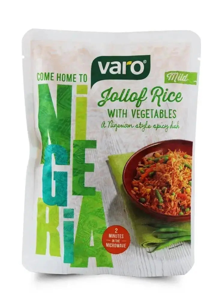 Varo Jollof Rice with Vegetables Mild Adomoo