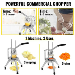 VEVOR Commercial Vegetable Chopper with 4 Blades Adomoo