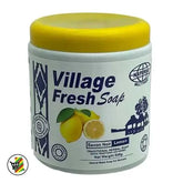 Village Fresh Soap with Lemon African Black Soap Adomoo