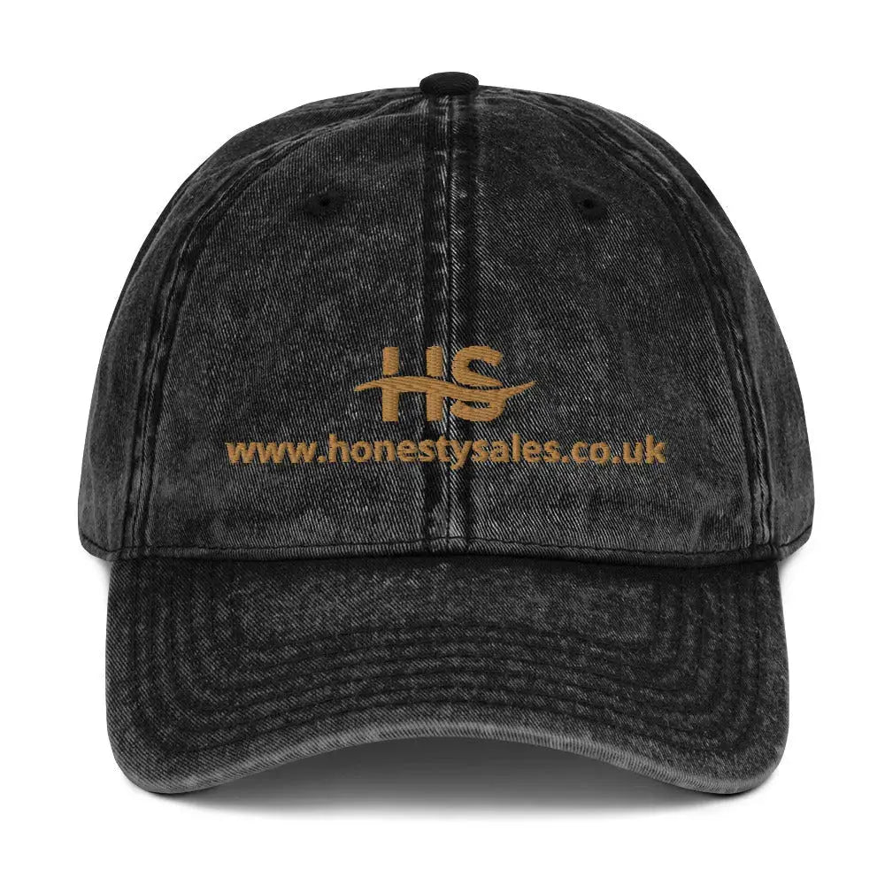 Vintage Cotton Honesty Sales Twill Cap  Adomoo