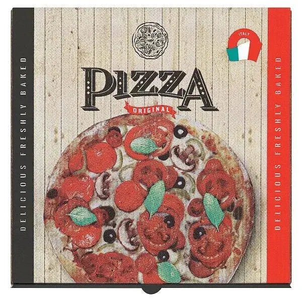 Viva 12inch White Full Colour Pizza Boxes 100 Pack  Adomoo