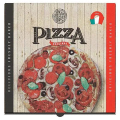 Viva 12inch White Full Colour Pizza Boxes 100 Pack  Adomoo