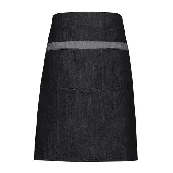 Waist Apron Contrast Denim Waist Apron Adomoo