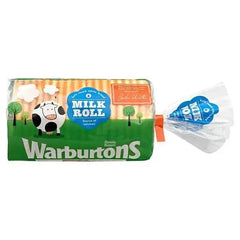 Warburtons Soft Round White Bread Milk Roll 400g  Adomoo