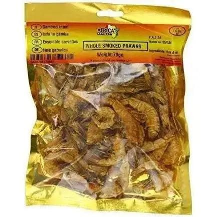 Whole Smoked Prawns 40g, 70g  Adomoo
