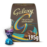 Galaxy Assorted Truffles Milk Chocolate Gift Box of Chocolates 195g (Case of 6) Adomoo