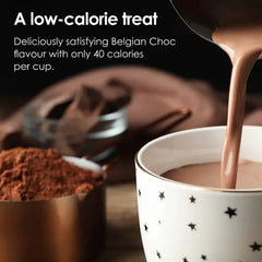 Options Instant Belgian Hot Chocolate Drink 220g (Case of 6)  Adomoo