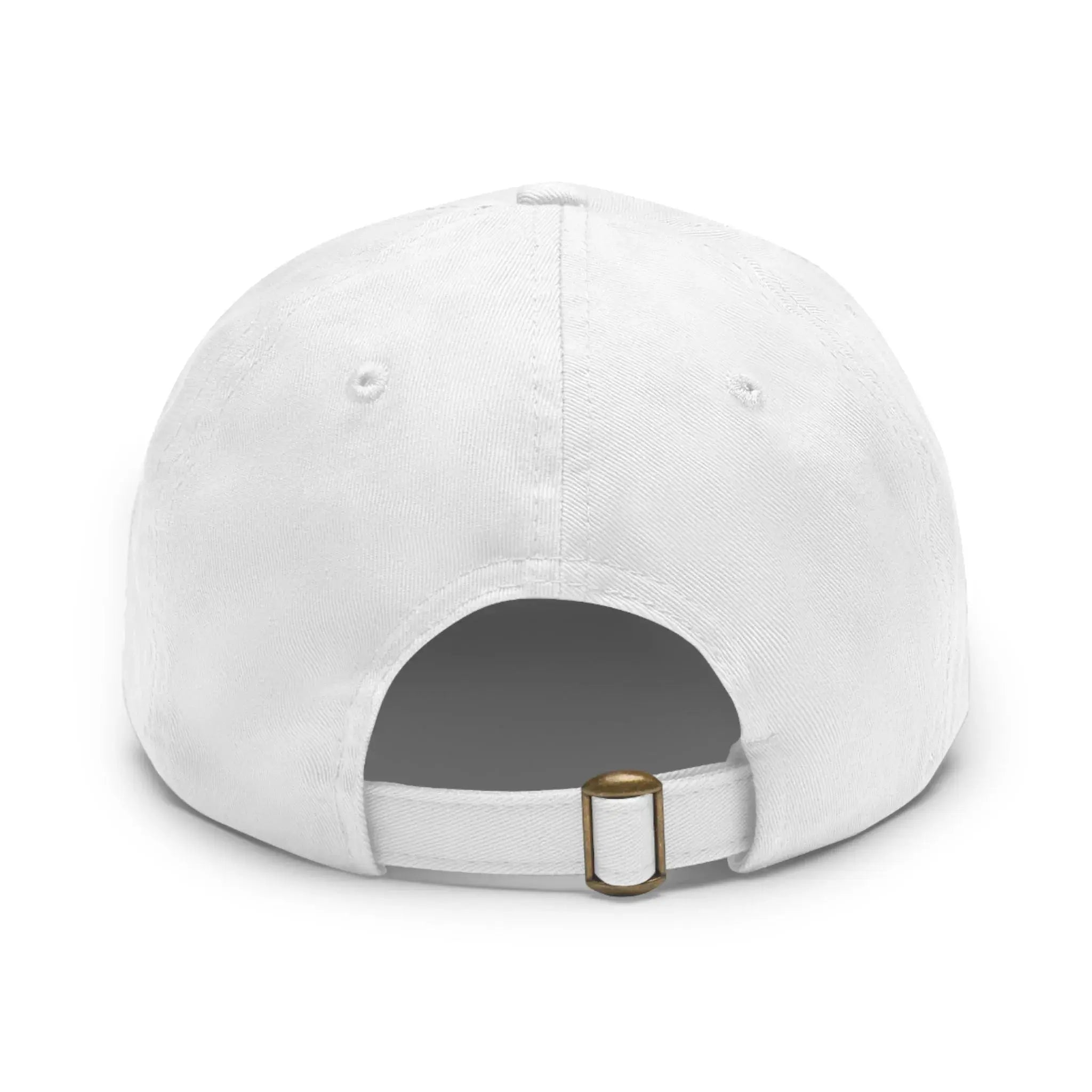 Dad Honesty Sales Hat with Leather Patch (Rectangle)  Adomoo