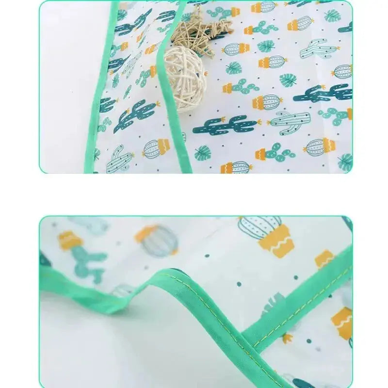 Baby Bibs New Cute Children Baby Stuff Toddler Waterproof Long Sleeve Art Smock Feeding Bib Apron for Kids 1-4 Years  Adomoo