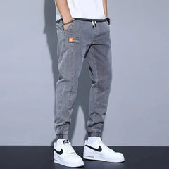 Men's Loose-Fit Jeans – Casual Trendy Harem Pants  Adomoo
