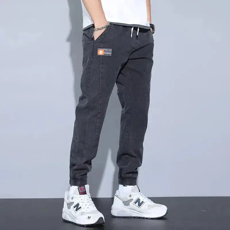 Men's Loose-Fit Jeans – Casual Trendy Harem Pants  Adomoo
