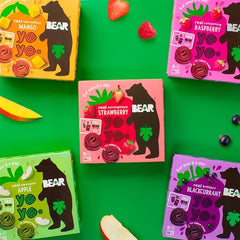 Bear Yoyos Real Fruit Scrumptious Strawberry 5 x 20g (Case of 6)  Adomoo