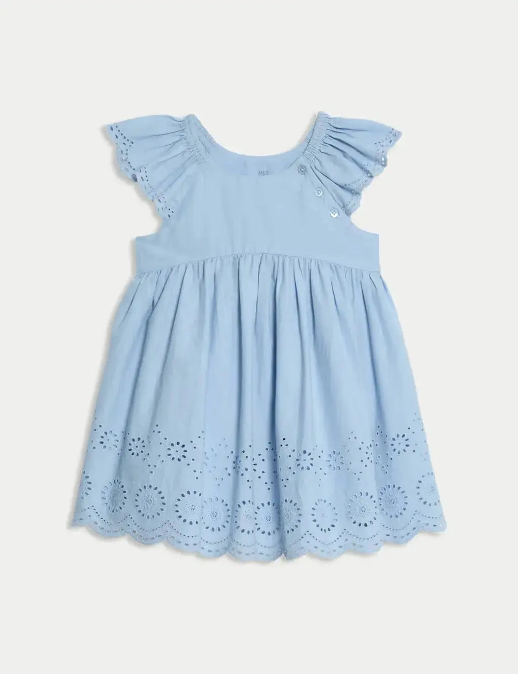 2pc Pure Cotton Broderie Outfit (0 Mths-3 Yrs)  Adomoo