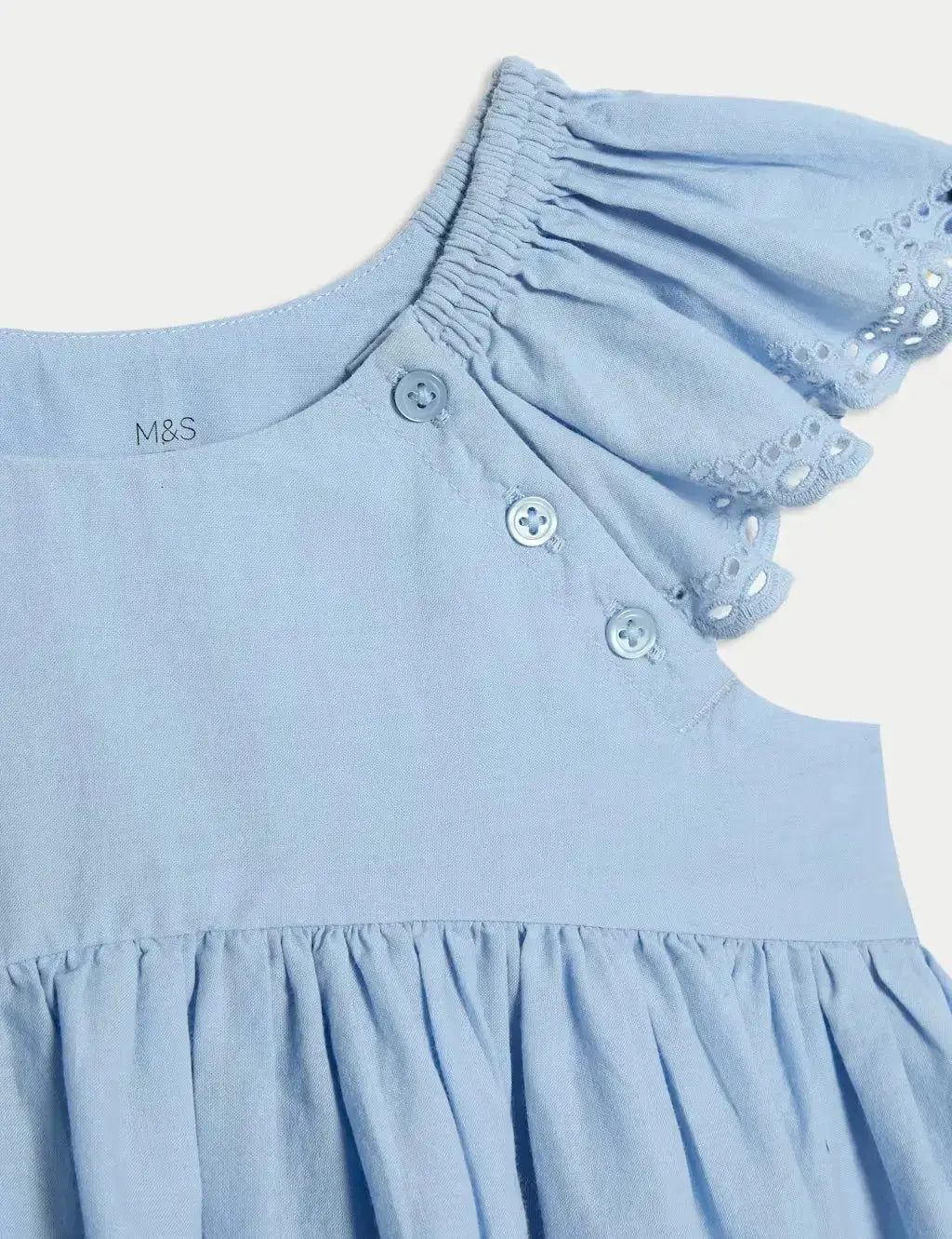 2pc Pure Cotton Broderie Outfit (0 Mths-3 Yrs)  Adomoo