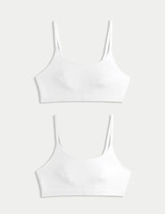 2pk Cotton First Bra Crop Tops  Adomoo
