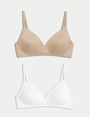 2pk Non Wired First Bra  Adomoo