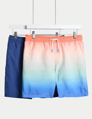 2pk Ombre Swim Shorts (6-16 Yrs)  Adomoo