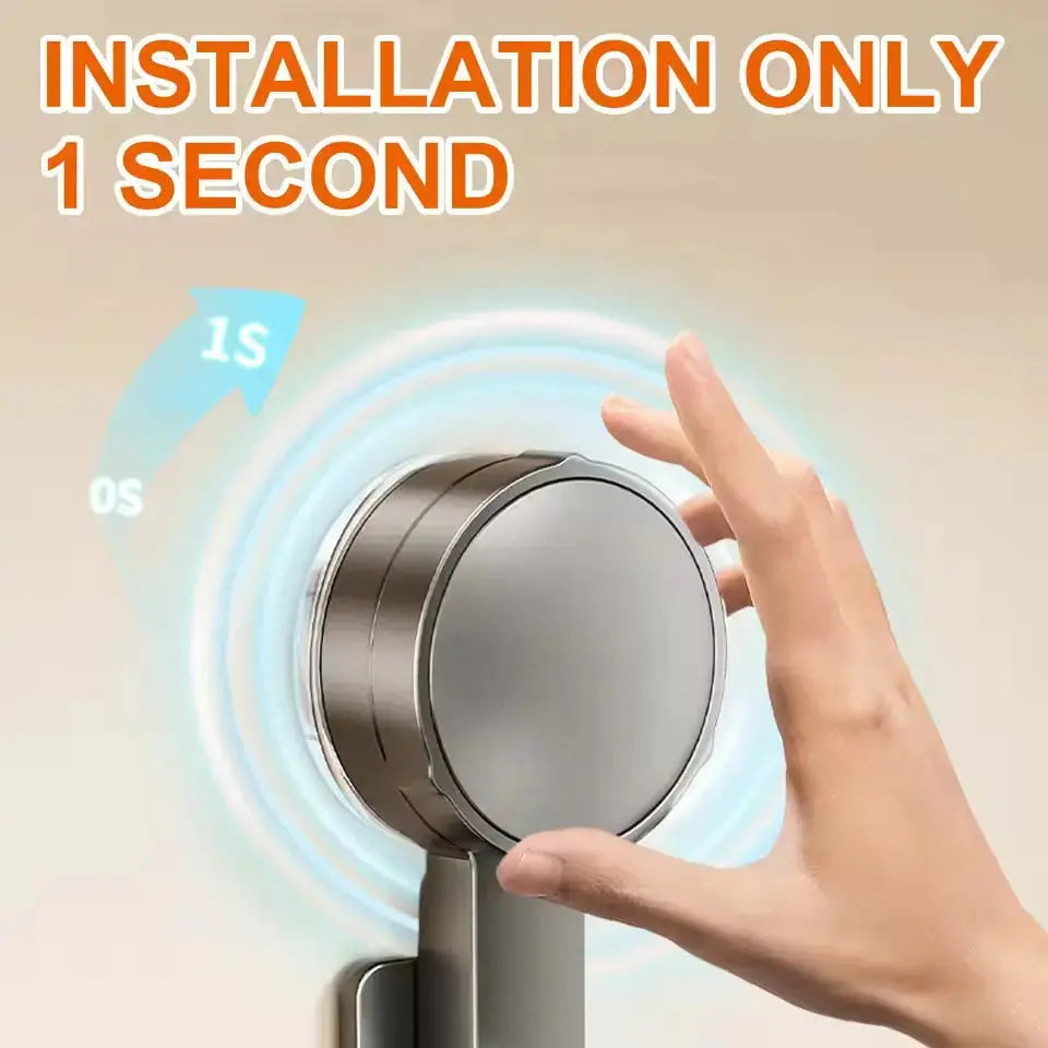 360° Swivel Wall Hangers Kitchen 10 Piece Hooks Rack No-Punching Kitchen Utensils Shovel Chopping Board Storage Stainless Steel  Adomoo