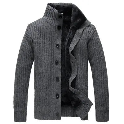 Sweater Men Coats Winter Warm Shirt Thick Jacket  Adomoo