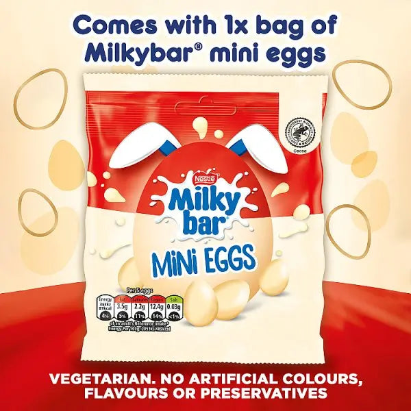 Milkybar White Chocolate Giant Easter Egg 230g (Case of 4)  Adomoo