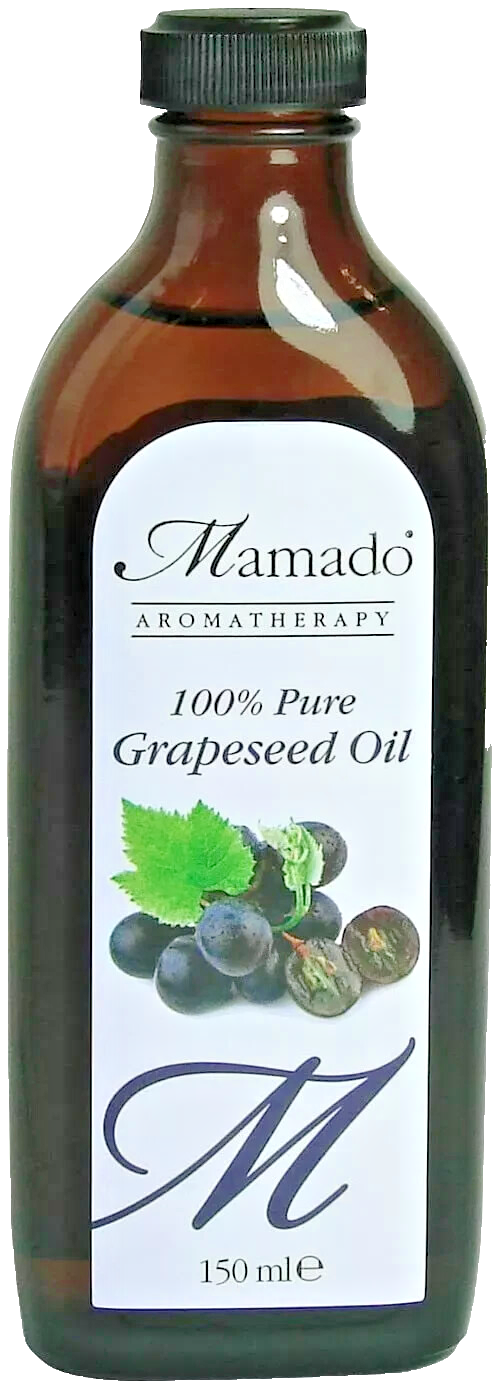 Mamado 100% Pure Grapeseed Oil for Skin & Hair 150 ml  Adomoo