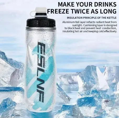 610ml Lightweight Cycling Water Bottle – Portable MTB & Road Bike Bottle, Keep Cold, Outdoor Bike Accessory  Adomoo