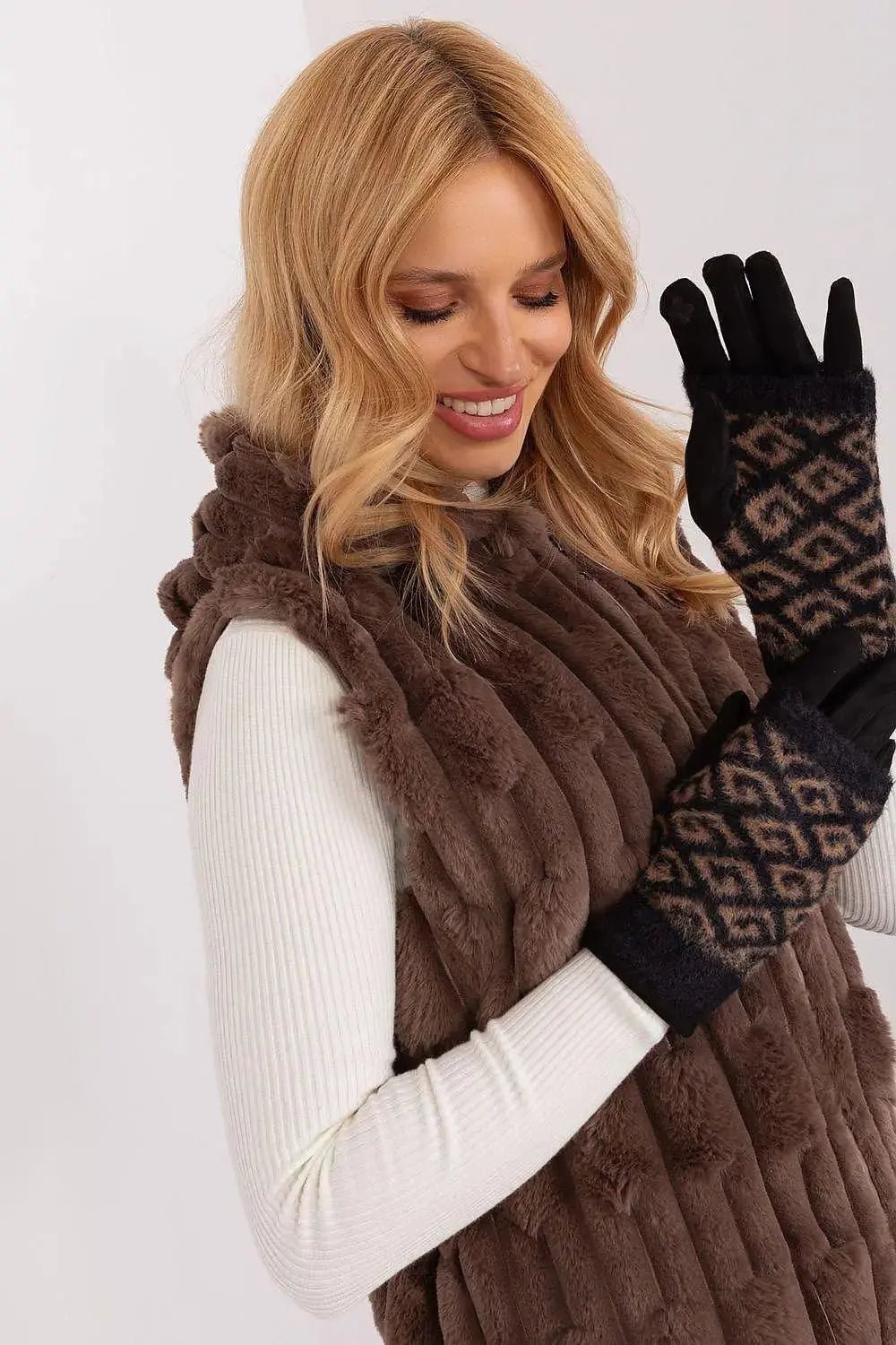 AT Women's Smooth Touchscreen Gloves with Removable Knit Lining  Adomoo