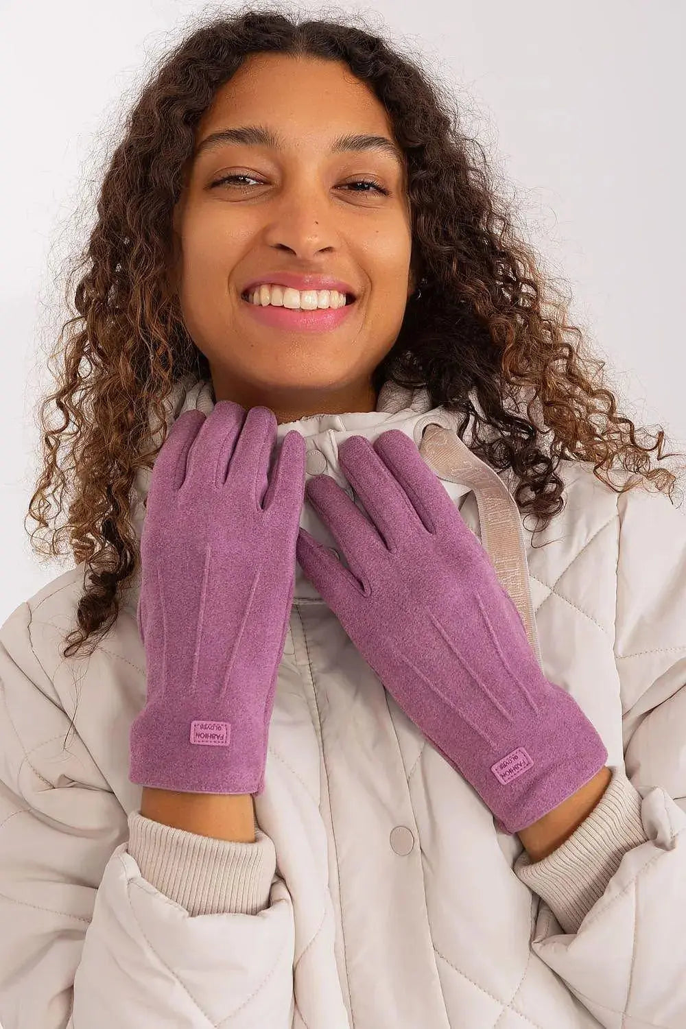 Women's Stylish Gloves with Smooth Finish, Wrist Patch & Phone Access  Adomoo