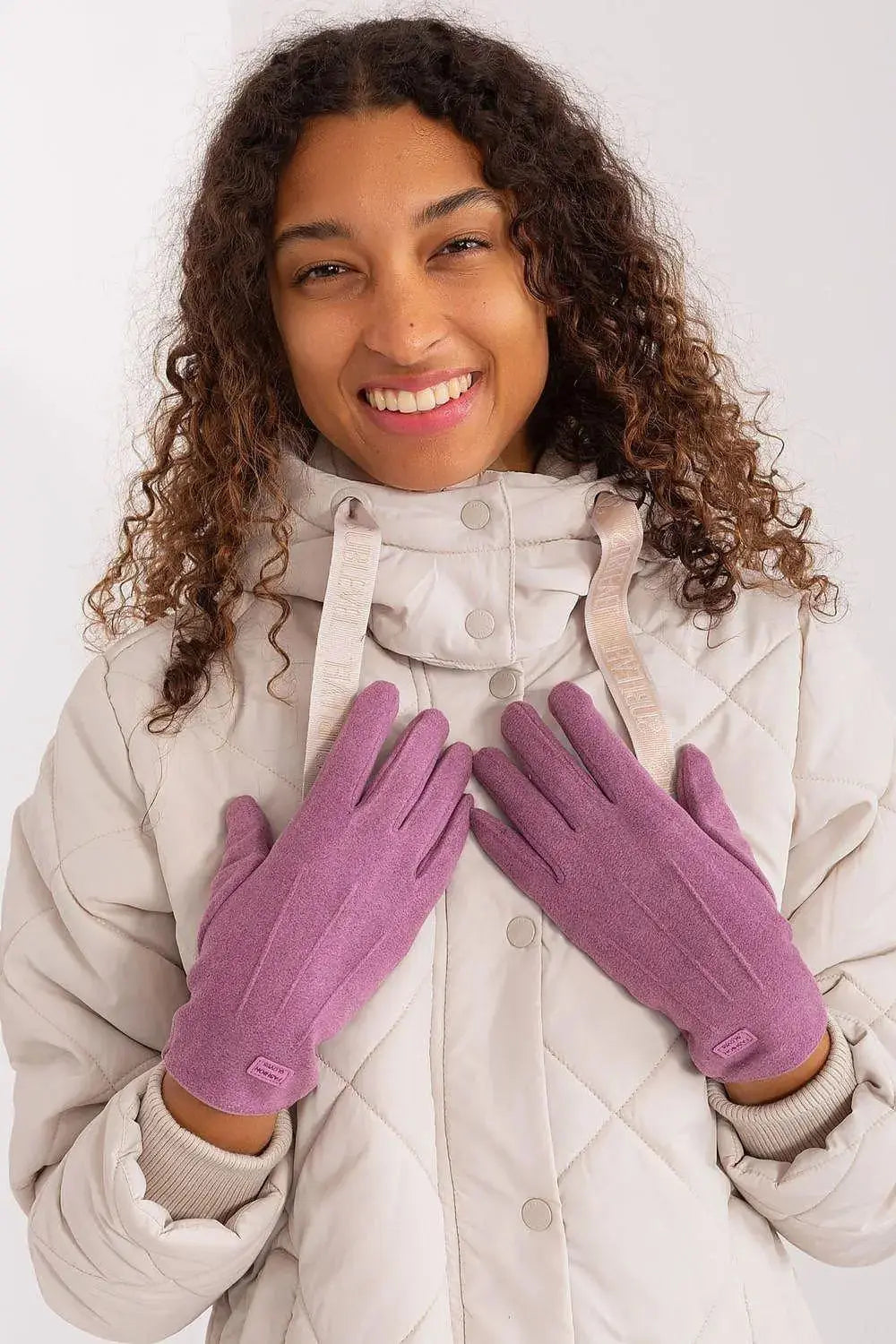 Women's Stylish Gloves with Smooth Finish, Wrist Patch & Phone Access  Adomoo