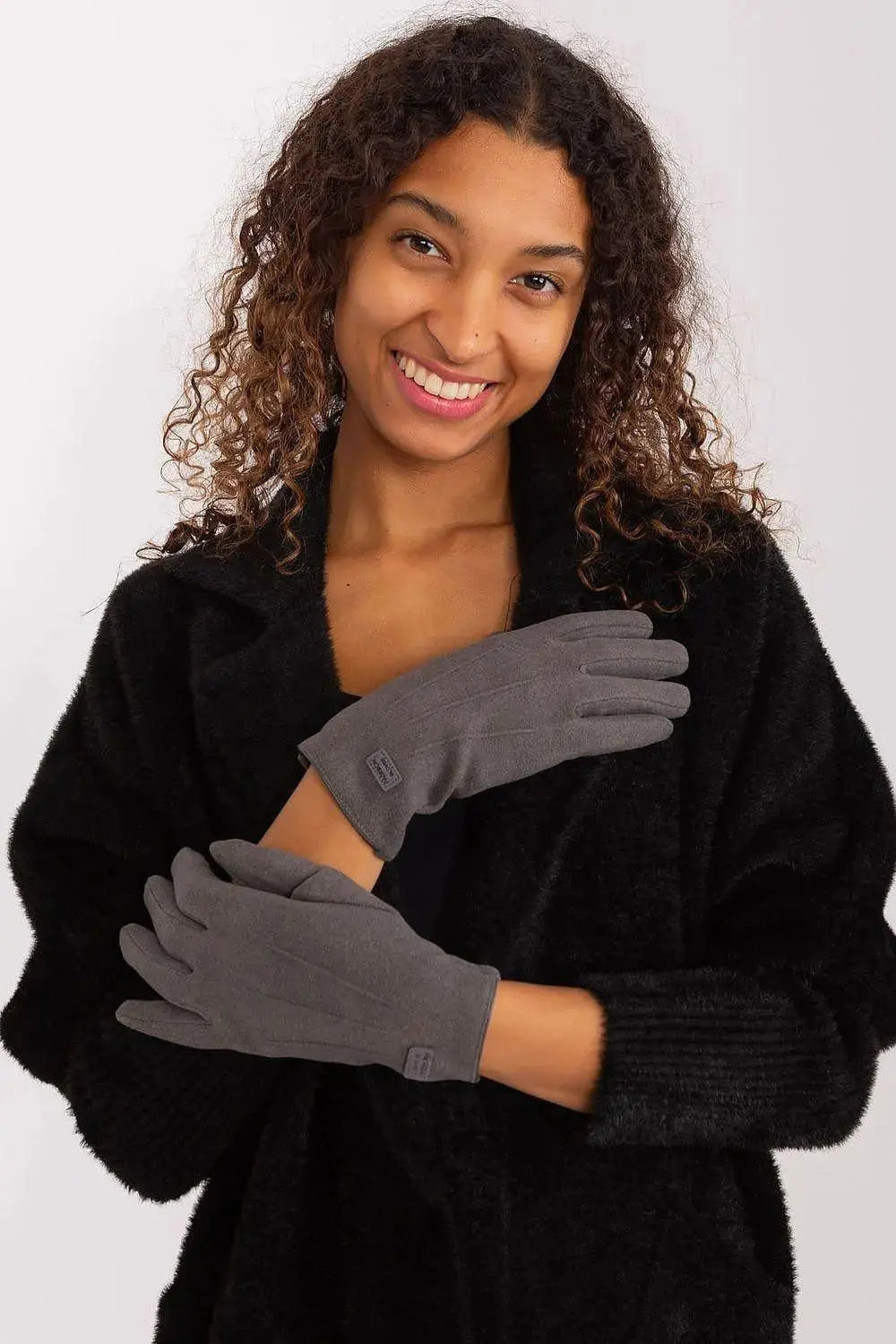 Women's Stylish Gloves with Smooth Finish, Wrist Patch & Phone Access  Adomoo