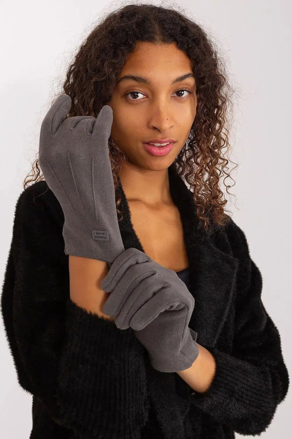 Women's Stylish Gloves with Smooth Finish, Wrist Patch & Phone Access  Adomoo