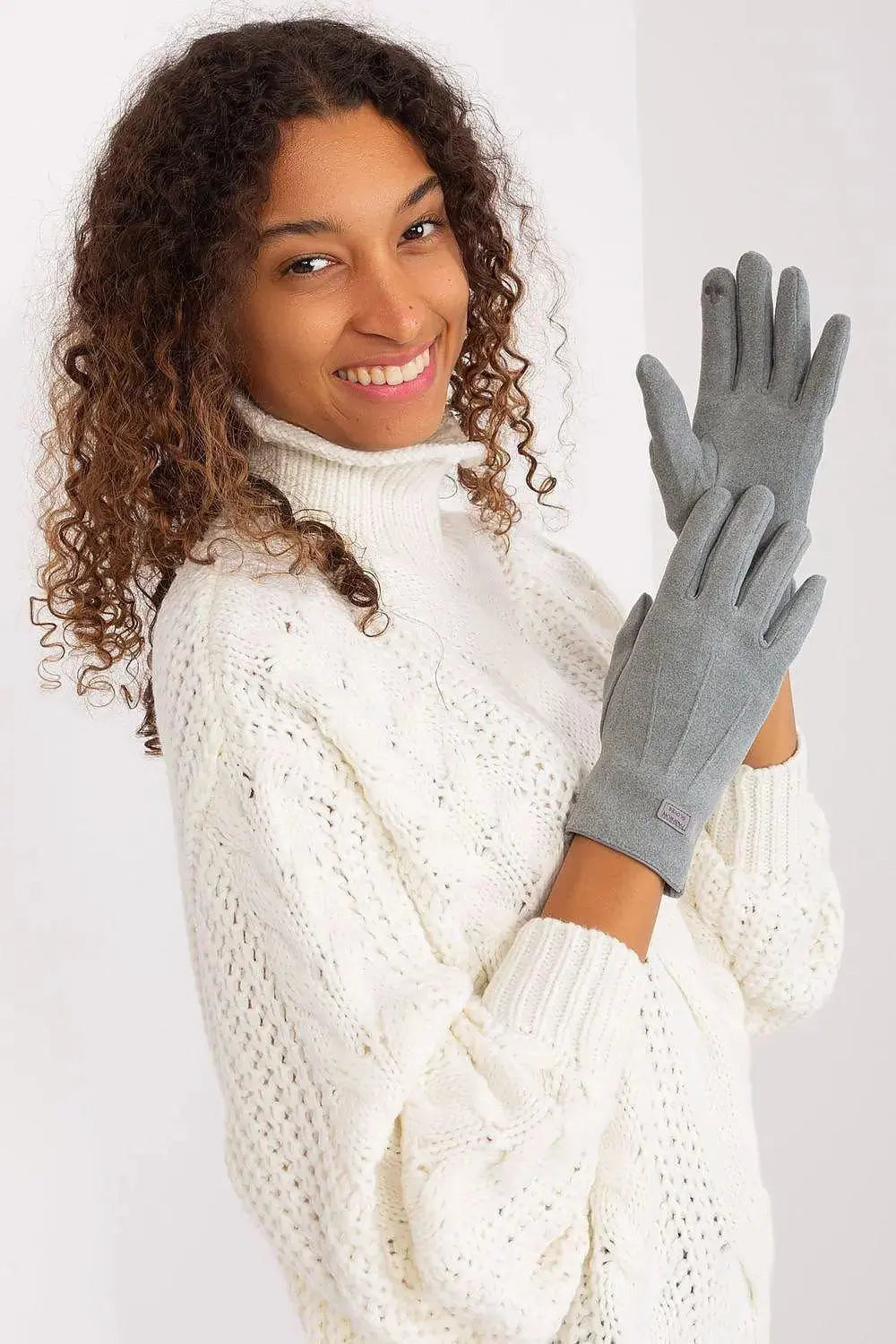 Women's Stylish Gloves with Smooth Finish, Wrist Patch & Phone Access  Adomoo